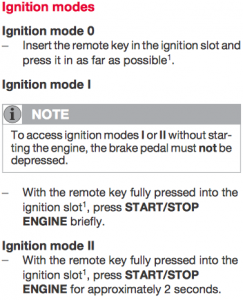 Ignition Modes