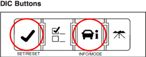 2007 GMC Acadia Driver Information Center (DIC)