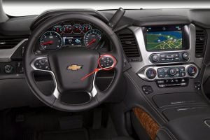 2017 Chevrolet Tahoe DIC Controls