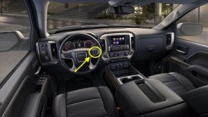 2017 GMC Sierra Steering Wheel Controls