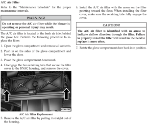 2015 RAM Cabin Filter Replacement