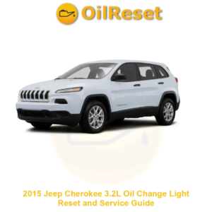 2015 Jeep Cherokee 3.2L Oil Change Light Reset & Service Guide