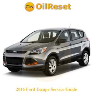 2016 Ford Escape Oil Life Reset & Service Guide